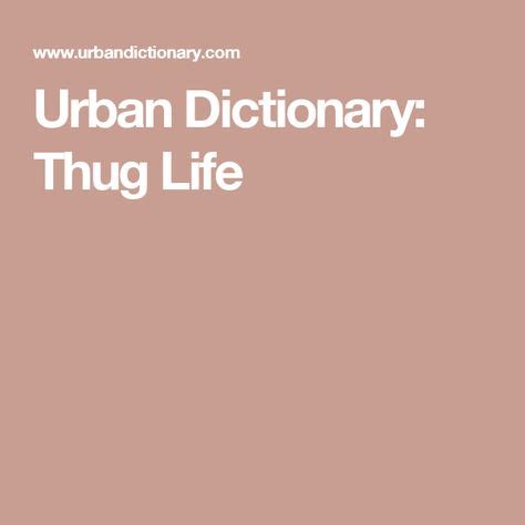 thug urban dictionary|urban dictionary thug it out.